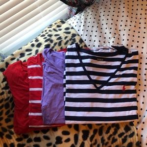 🛑Sold🛑4 Polo Ralph Lauren Tee’s